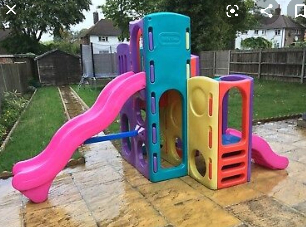 little tikes tropical climbing frame